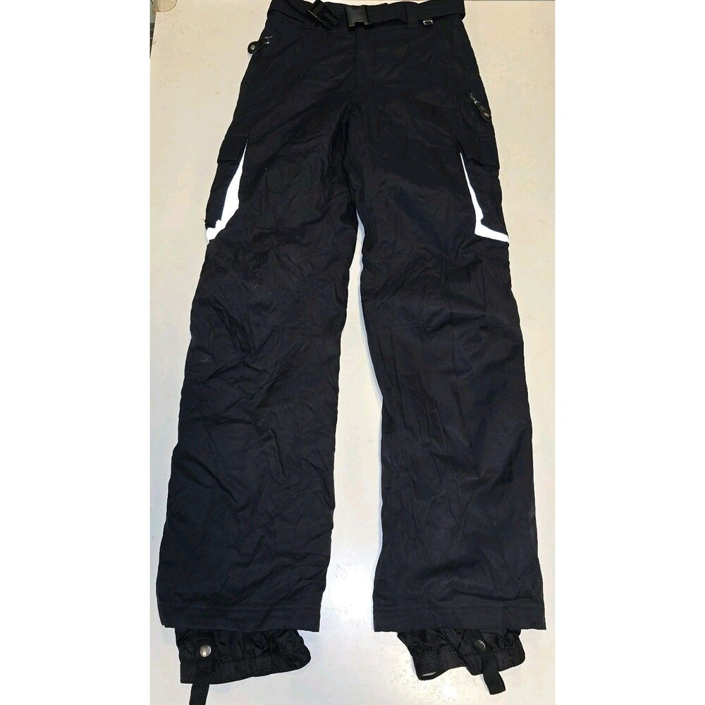 Bogner fire & Ice Ski Snow Board Belted Pants Men’s Size Small Black Insulated